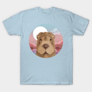 Shar Pei sunset T-Shirt